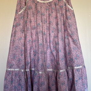 Floral Pink Gunne Sax Women's Skirt